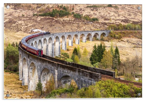 Glenfinnan Viaduct Acrylic by chris smith