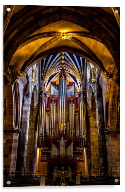 St Giles' Cathedral Edinburgh Acrylic by chris smith