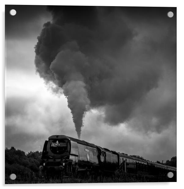 Steam train Acrylic by chris smith