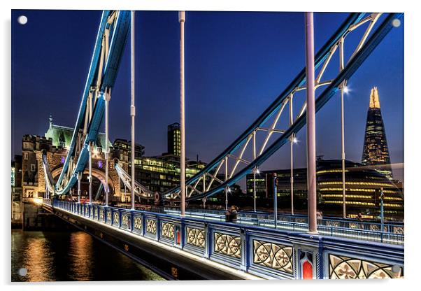 Tower Bridge, London  Acrylic by chris smith