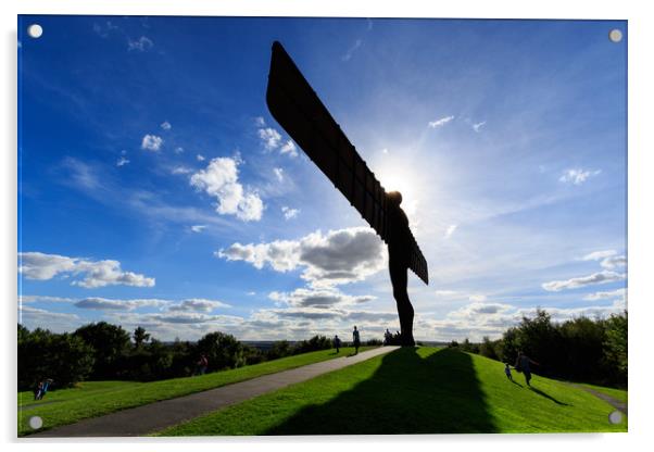 Angel of the north    Acrylic by chris smith