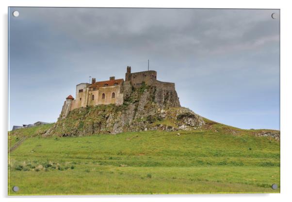 Lindisfarne Castle, holy island  Acrylic by chris smith