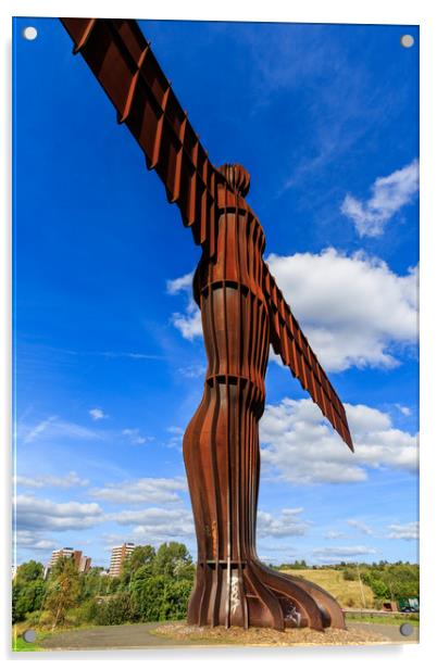 Angel of the north  Acrylic by chris smith
