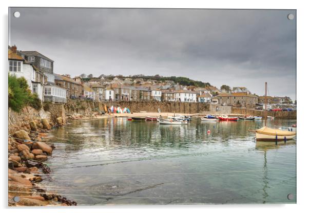Mousehole cornwall                  Acrylic by chris smith