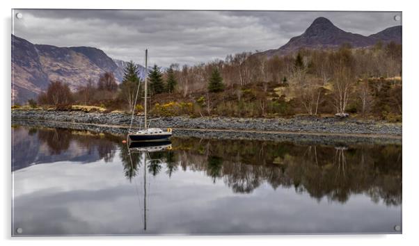 Loch leven Acrylic by chris smith