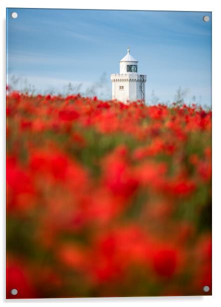 South Foreland Lighthouse Acrylic by Stewart Mckeown