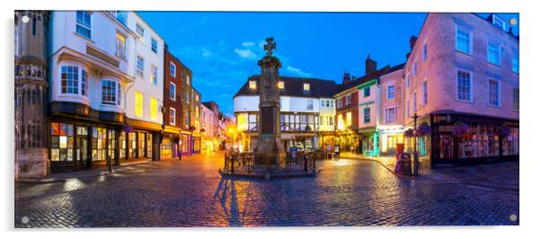 Canterbury Buttermarket Acrylic by Stewart Mckeown