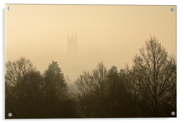 Canterbury Fog Acrylic by Stewart Mckeown