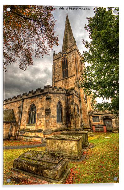  Hessle All Saints Church, Hessle Acrylic by Chris  Anderson