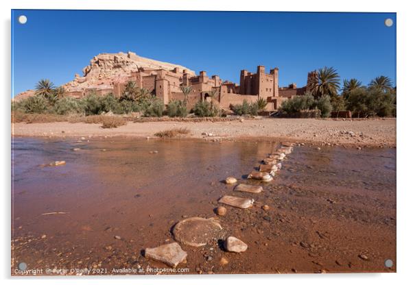 Ait-Ben-Haddou, Morocco Acrylic by Peter O'Reilly