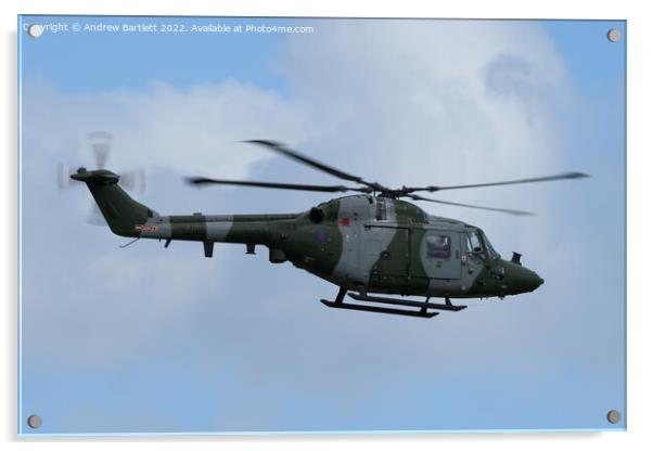 Westland Lynx Acrylic by Andrew Bartlett