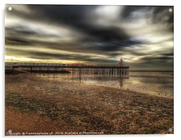 Herne Bay Pier Acrylic by Framemeplease UK