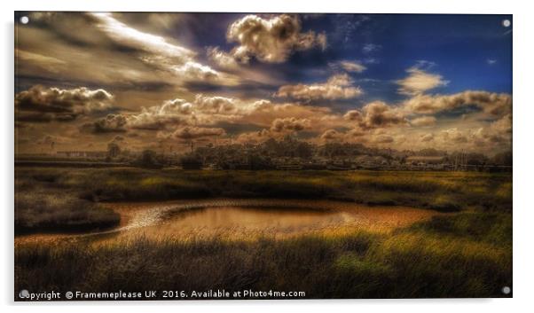 Rye East Sussex Acrylic by Framemeplease UK