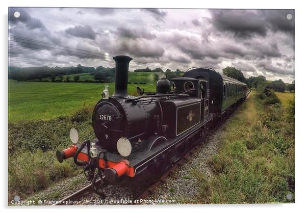 Knowle 32678 on the Kent and East Sussex Railway  Acrylic by Framemeplease UK