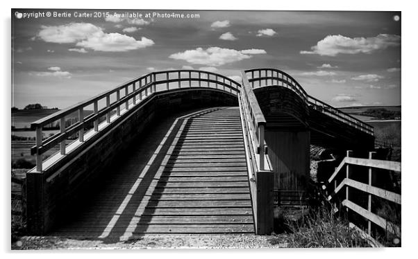  Footbridge Acrylic by Bertie Carter