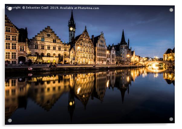 Belgium's Ghent Acrylic by Sebastien Coell