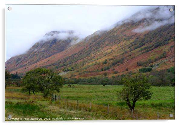 The Nevis Range Scottish Highlands Acrylic by Paul Chambers