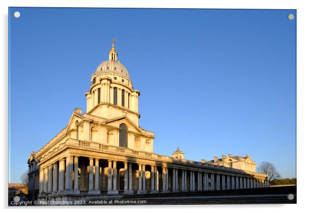 Majestic Architecture of Queen Mary Court Acrylic by Paul Chambers