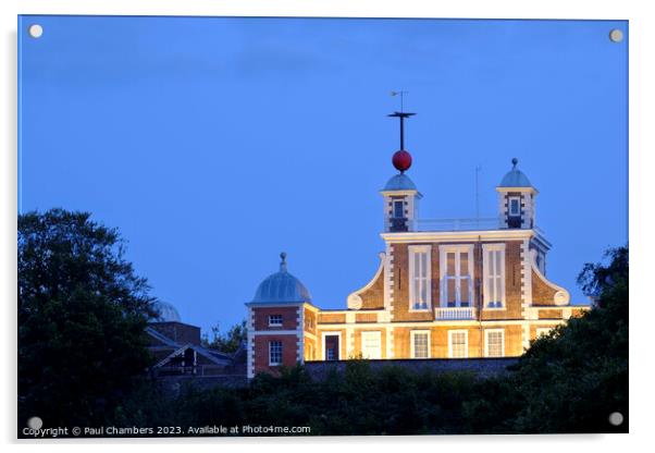 Iconic Architecture of Greenwich, London Acrylic by Paul Chambers