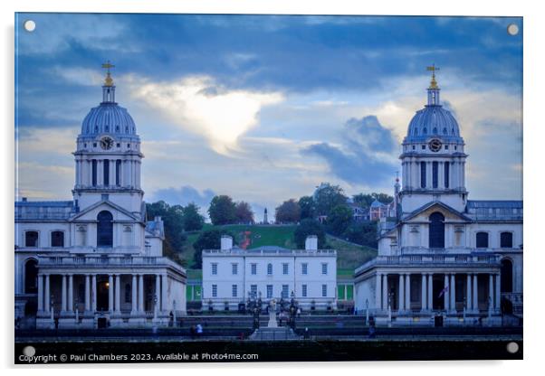 Greenwich University’s Queens House Acrylic by Paul Chambers