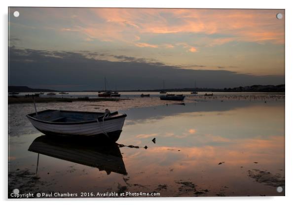 Christchurch Harbour Acrylic by Paul Chambers