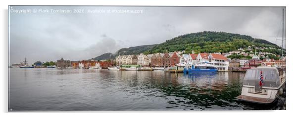 Bergen Waterfront Acrylic by Mark Tomlinson