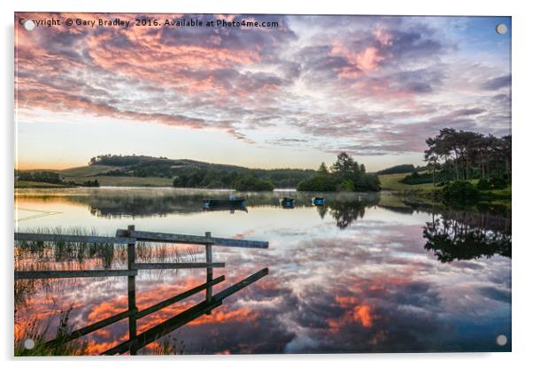 Knapps Loch Dawn  Acrylic by GBR Photos