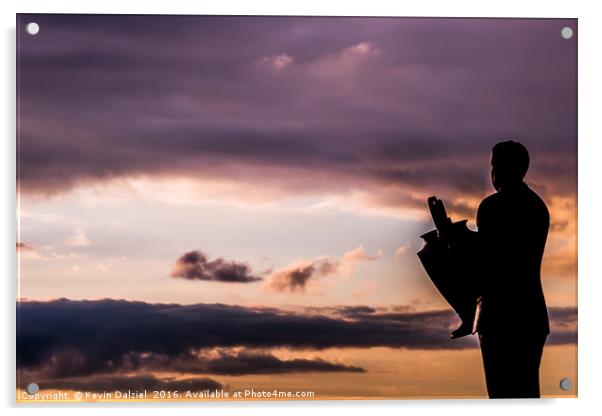 Jock Stein Sunset Acrylic by Kevin Dalziel