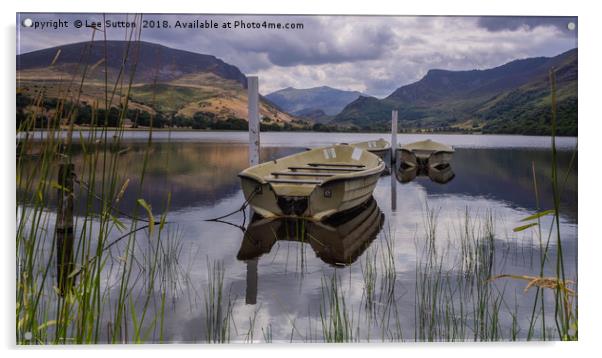 Llyn Nanttle Uchaf Acrylic by Lee Sutton