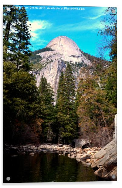  Mountain in Yosemite Acrylic by Liam Green
