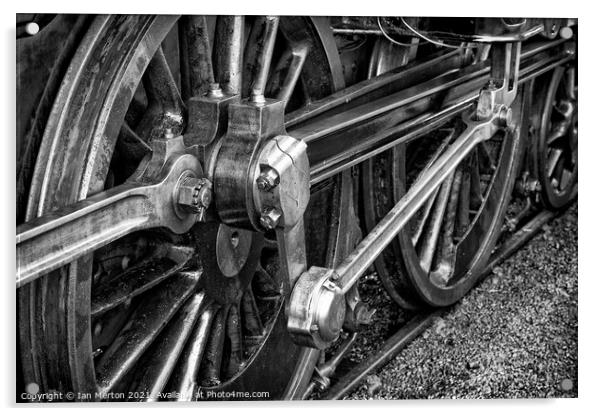 Wheels of Steel Acrylic by Ian Merton