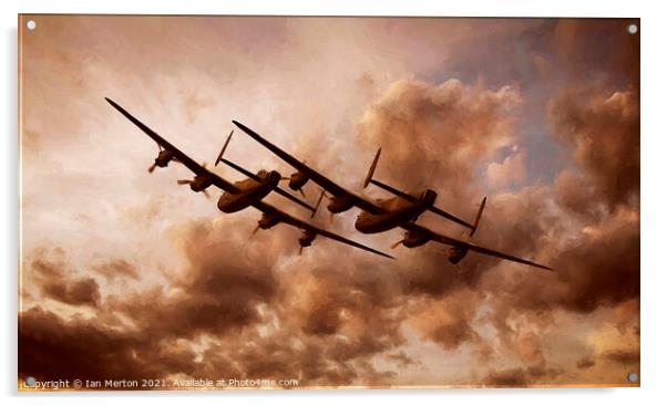 Lancaster's Acrylic by Ian Merton