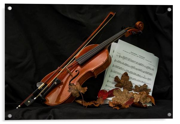  Vivaldi Four Seasons Autumn Acrylic by Nick Rowland