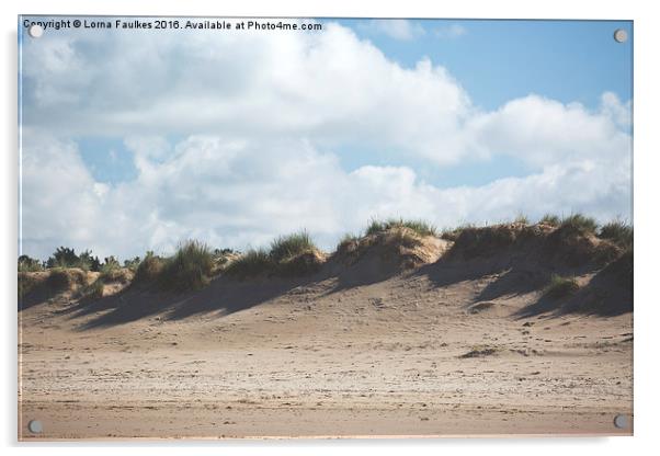 Holkham Beach  Acrylic by Lorna Faulkes