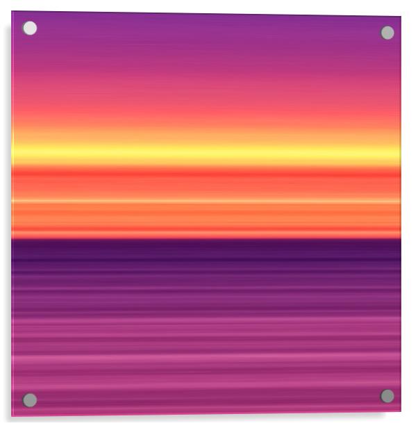 Sunset Acrylic by Alice Gosling