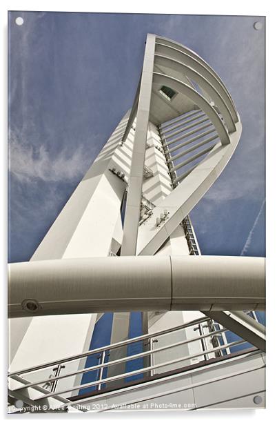 Spinnaker Tower, Portsmouth Acrylic by Alice Gosling