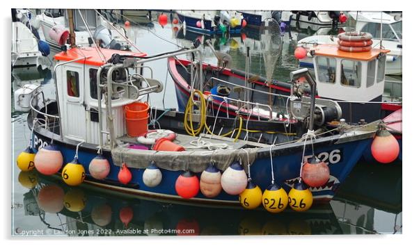 Busy harbour Acrylic by Lawson Jones