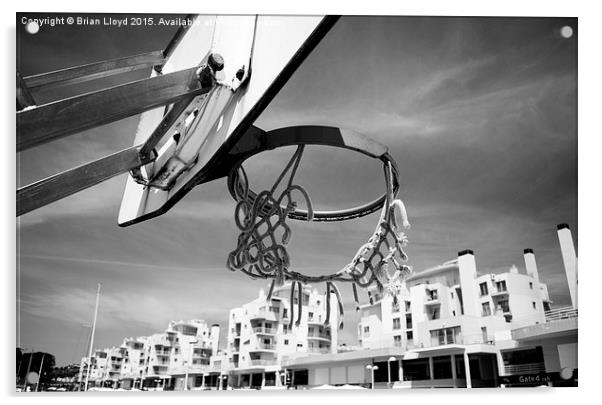  Hoop Dreams Acrylic by Brian Lloyd