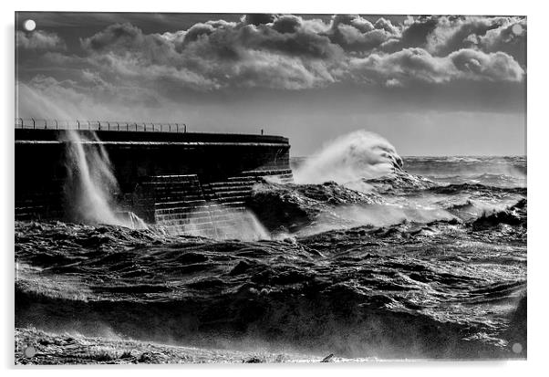  Hold on tight its a bit rough ! Acrylic by Trevor Kerr