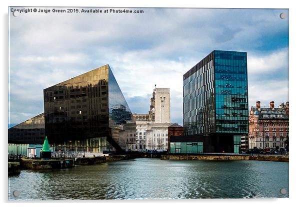 Albert Docks, Liverpool Acrylic by Jorge Green