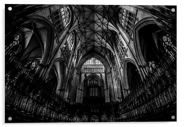  York Minster Acrylic by Daniel Hill