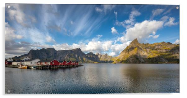 A beautiful day in Lofoten Acrylic by Eirik Sørstrømmen