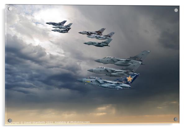 Tornado's Last Flight Acrylic by David Stanforth