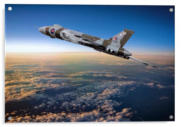 XH558 Queen of the Skies Acrylic by David Stanforth