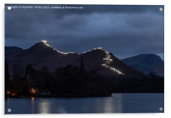 Catbells Acrylic by MICHAEL YATES