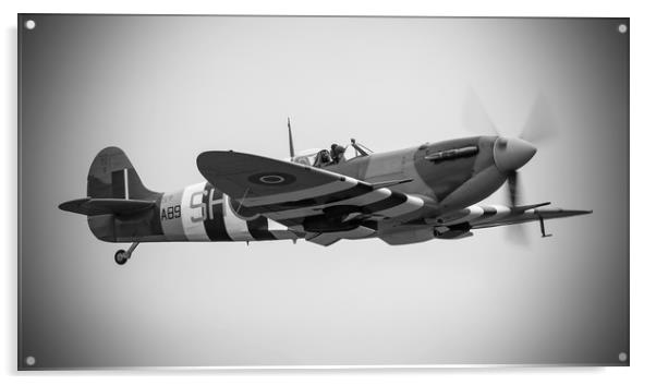 The Supermarine Spitfire Acrylic by Darren Willmin