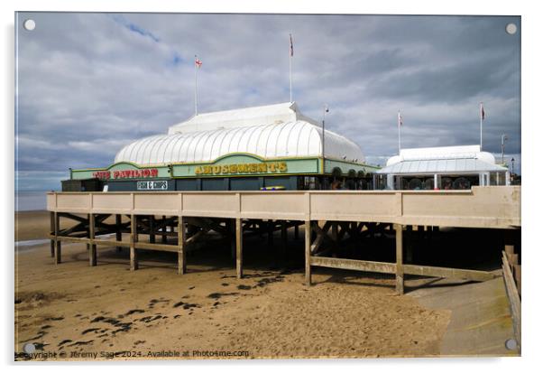 Britain's shortest pier Acrylic by Jeremy Sage
