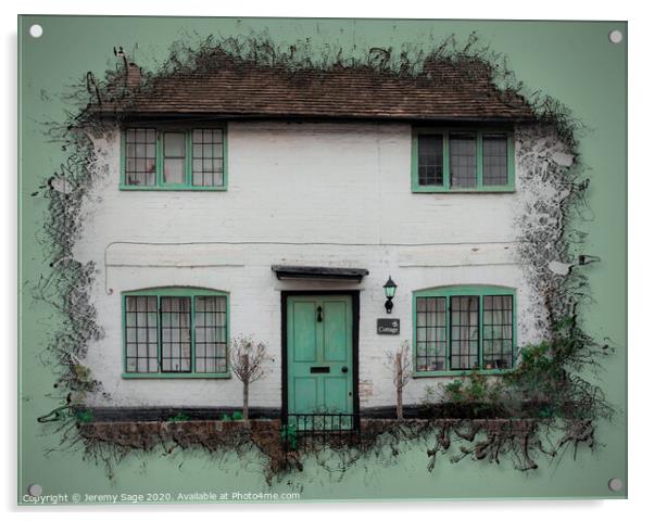 Enchanting Countryside Abode Acrylic by Jeremy Sage