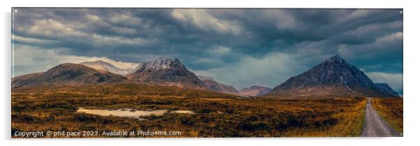 Buachaille Etive Mor Acrylic by phil pace
