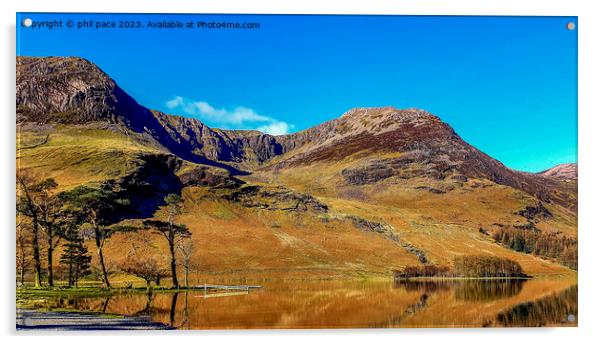 Buttermere Acrylic by phil pace